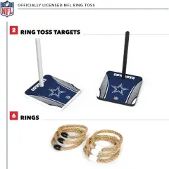 NFL Dallas Cowboys Solid Wood Quoits Toss Game