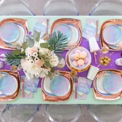 Jollity & Co. - Shake Ya Palm Dinner Plates - Pack of 8 Paper Plates