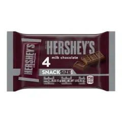 Hershey's Milk Chocolate Snack Size Candy Bars - 1.8oz/4ct