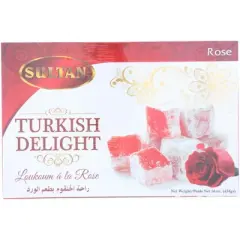 Sultan Candy Turkish Delight Rose - Pack of 6 - 16 OZ