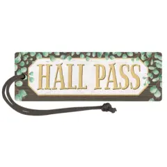 Teacher Created Resources Eucalyptus Magnetic Hall Pass, Pack of 6