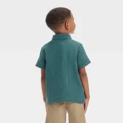 Toddler Boys' Double Weave Woven Shirt - Cat & Jack&trade;