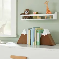 Mountain Peak Bookends - Cloud Island&trade; Brown