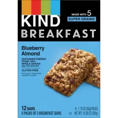 Kind Breakfast Blueberry Almond Bars - 6ct