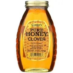 Gunters Pure Clover Honey - 12 pack, 16 oz