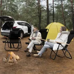 VINGLI Premium Lightweight Backpack Beach Chair with 4-Position, Cup Holders, Textilene Beach Chair for Adults, Camping Chairs Outdoor