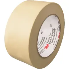 3M 203 Masking Tape 4.7 Mil 2" x 60 yds. Natural 24/Case T937203