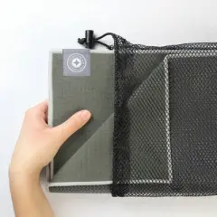 Merrithew Folding Travel Yoga Mat - Gray (1.4mm)