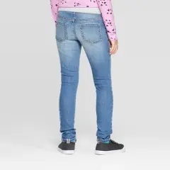 Girls' Mid-Rise Knit Waist Pull-On Skinny Jeans - Cat & Jack&trade;
