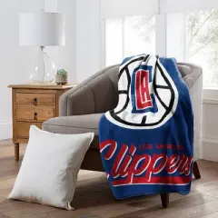 NBA Los Angeles Clippers 50 x 60 Raschel Throw Blanket