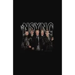 Junior's NSYNC Rocker Band Pose Racerback Tank Top