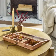 2.3"x3.25" Fall Ceramic Taper Candle Holder - Hearth & Hand&trade; with Magnolia