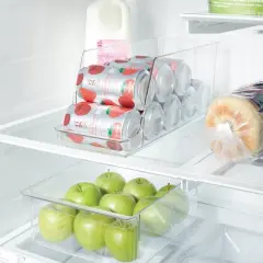Soda Fridge & Pantry Organizer Clear - Brightroom&trade;: PETG Kitchen Storage, Refrigerator & Cabinet Bin