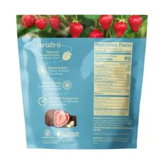 Tru Fru White & Dark Chocolate Frozen Strawberries - 8oz
