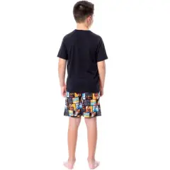 Nickelodeon Boys' Avatar The Last Airbender Cartoon Pajama Set Shorts Multicolored