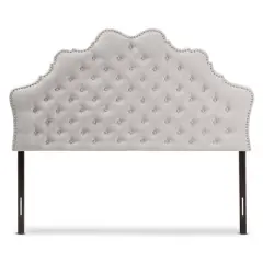 Hilda Modern and Contemporary Fabric Headboard Beige - Baxton Studio