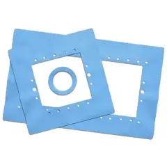 Swimline HydroTools Wall Saver Swimming Pool Gasket for Wall Skimmers 2pc 15.5" - Blue