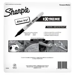 Sharpie 34pk Permanent Markers Fine Tip Multicolored