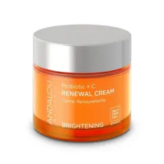 Andalou Naturals Brightening Probiotic + Vitamin C Renewal Cream - 1.7oz
