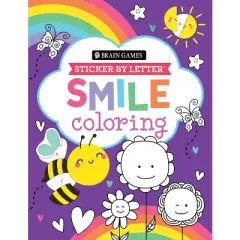 Brain Games - Sticker by Letter - Coloring: Smile - by  Publications International Ltd & Brain Games & New Seasons (Paperback)