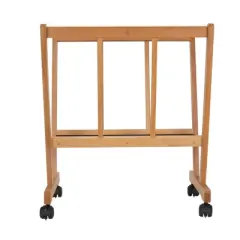 Cappelletto Allegra Premium Wood Print Rack &ndash; Solid Beechwood Print Storage & Display Rack for Artwork, Canvases, and Portfolios &ndash; Adjustable,