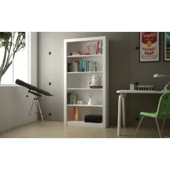 71.85" Olinda 5 Shelf Bookcase - Manhattan Comfort