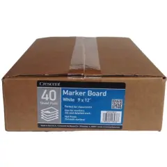 Crescent 215 Illustration Board, 9 x 12 Inches, White, Pack of 40