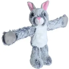 Wild Republic Huggers Gray Bunny Stuffed Animal, 8 Inches