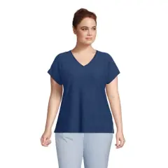 Lands' End Women's Short Sleeve Performance Dolman Top