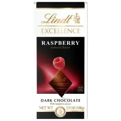 Lindt Excellence Raspberry Bar - 3.5oz