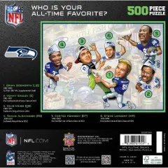 NFL Seattle Seahawks All Time Greats 500pc Puzzle Game