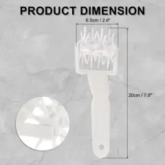 Unique Bargains Plastic Durable with Spikes Cookie Pizza Dough Docker Rollers