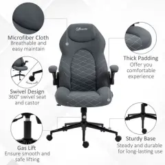 PAGED Ergonomic Computer Chair Swivel Office Chair with Adjustable Height and Swivel Wheels, Comfy Desk Chair for Office, Bedroom