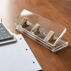 RUSSELL + HAZEL Acrylic Mini Three Hole Punch