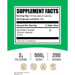 BulkSupplements Tart Cherry Powder