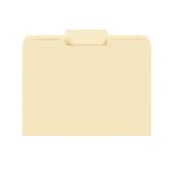 Smead File Folder, Reinforced 1/3-Cut Tab Center Position, Letter Size, Manila, 100 Per Box (10336)