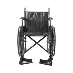 McKesson Wheelchair Steel 18"W x 16"D Swing-Away Footrest 146-SSP218FA-SF