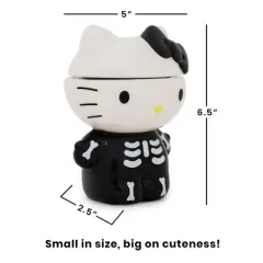 Silver Buffalo Sanrio Hello Kitty Skeleton 6-Inch Ceramic Snack Jar