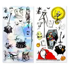 Silver Buffalo Disney Nightmare Before Christmas Jack Twist Spout Water Bottle and Sticker Set