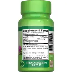 Nature's Truth Milk Thistle Extract 1000mg | 100 Capsules