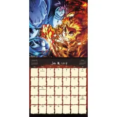 Trends International Inc. 2023-24 Wall Calendar 12"x12" Demon Slayers