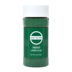 Mystic Sprinkles Emerald - Green Sanding Sugar 4oz