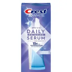 Crest 3DWhite Daily Whitening Serum Advanced Enamel White Teeth Whitening Treatment  - 0.63 oz