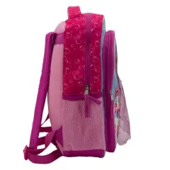 Barbie & Friends Cosplay Backpack, Girls Bookbag with Adjustable Shoulder Straps & Padded Back, 16&acirc;&euro; School Bag w/3D Skirt and Metallic Fabric Tiara.