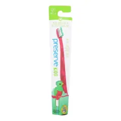 Preserve Kids Soft Bristle Red Toothbrush - 6 ct