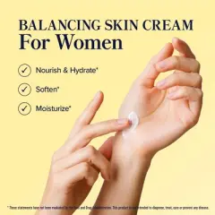 Advanced Progesto-Life Balancing Skin Cream for Women, 2000mg of Progesterone, Dermatologist-Tested, Hypoallergenic, SMNutrition, 96 Applications