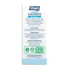 Orajel Kids Paw Patrol Fluoride-Free Training Toothpaste - Fruity Fun - 1.5oz