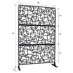 PAGED Patio Privacy Screen, Fence Privacy Screen, Balcony Privacy Screen, Outdoor Privacy Screen Freestanding for Deck Balcony Patio Lawn Garden