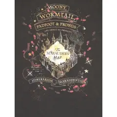 Harry Potter Marauder's Map Women's Black Long Sleeve Shirt