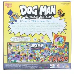 University Games Dog Man Attack of the Fleas Board Game | For 2-6 Players